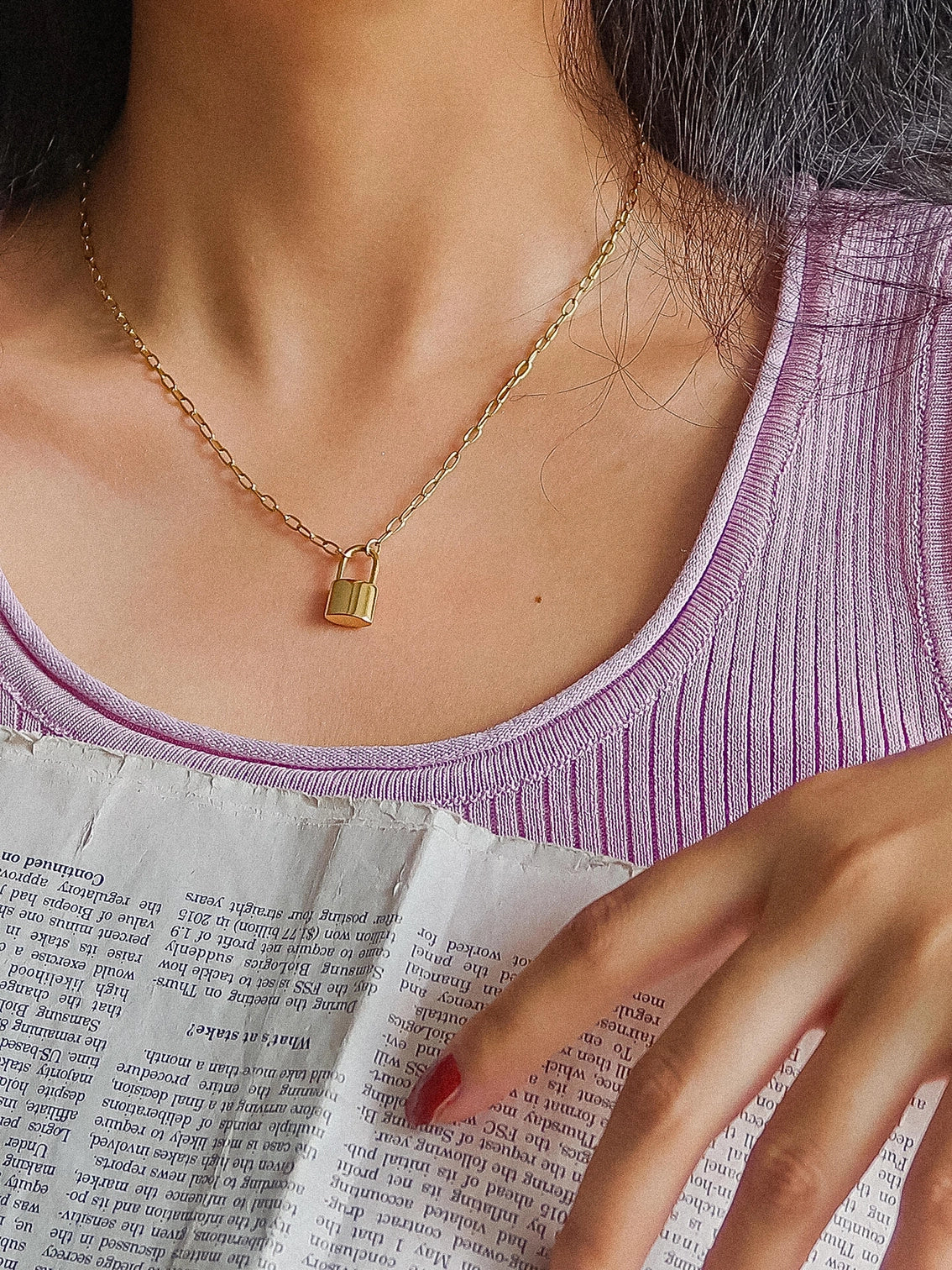 Lux Lock Necklace