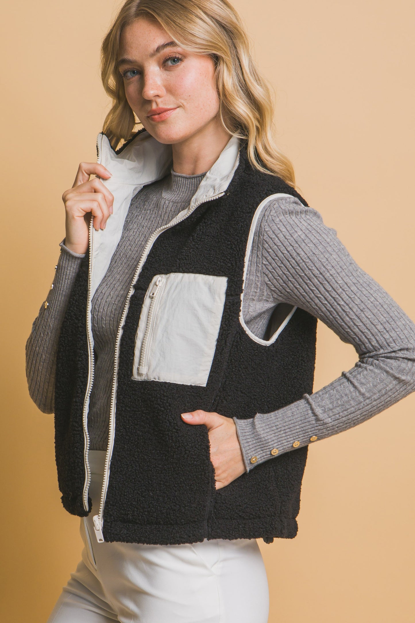 Aspen Reversible Fleece Vest