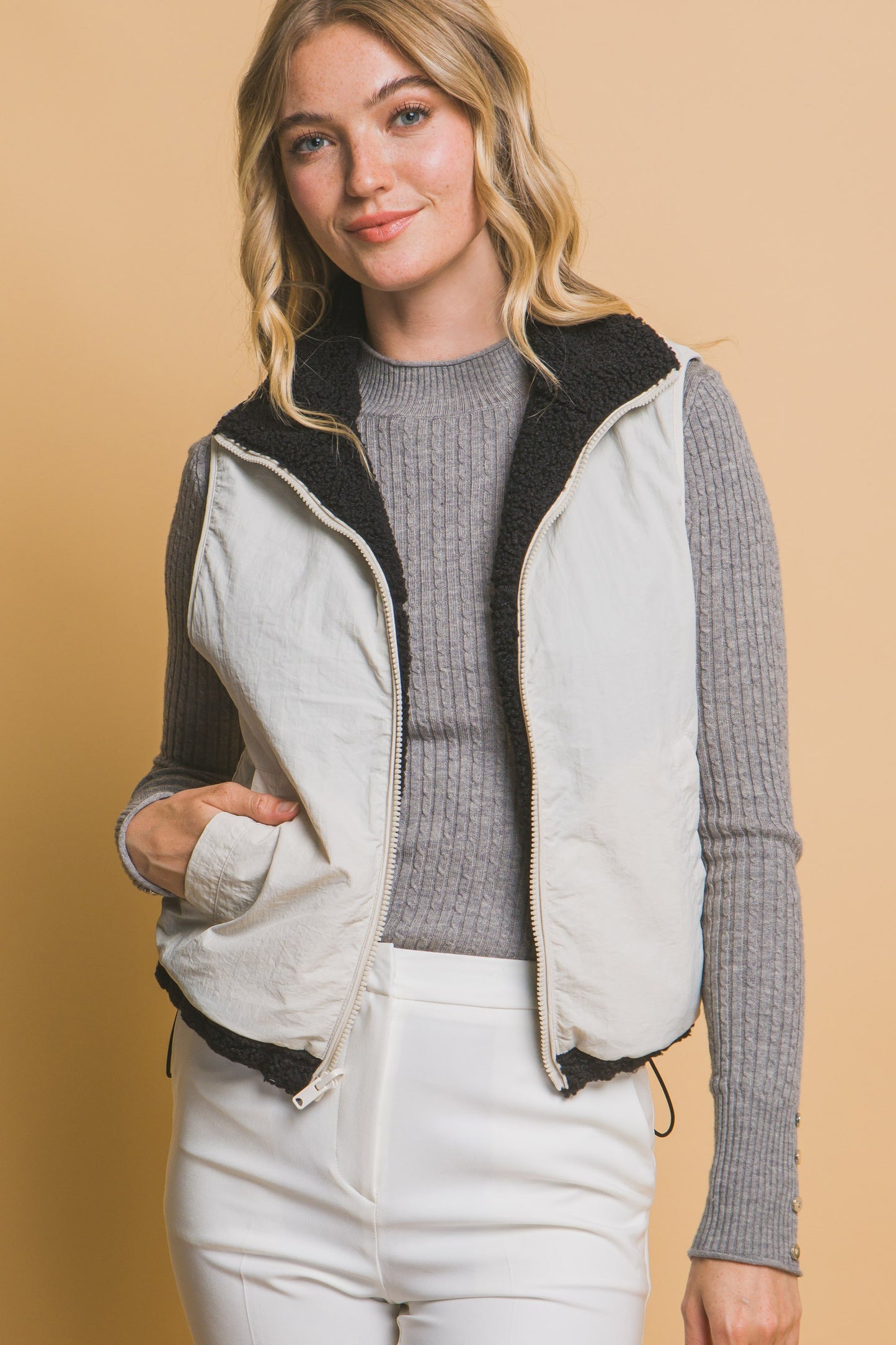 Aspen Reversible Fleece Vest