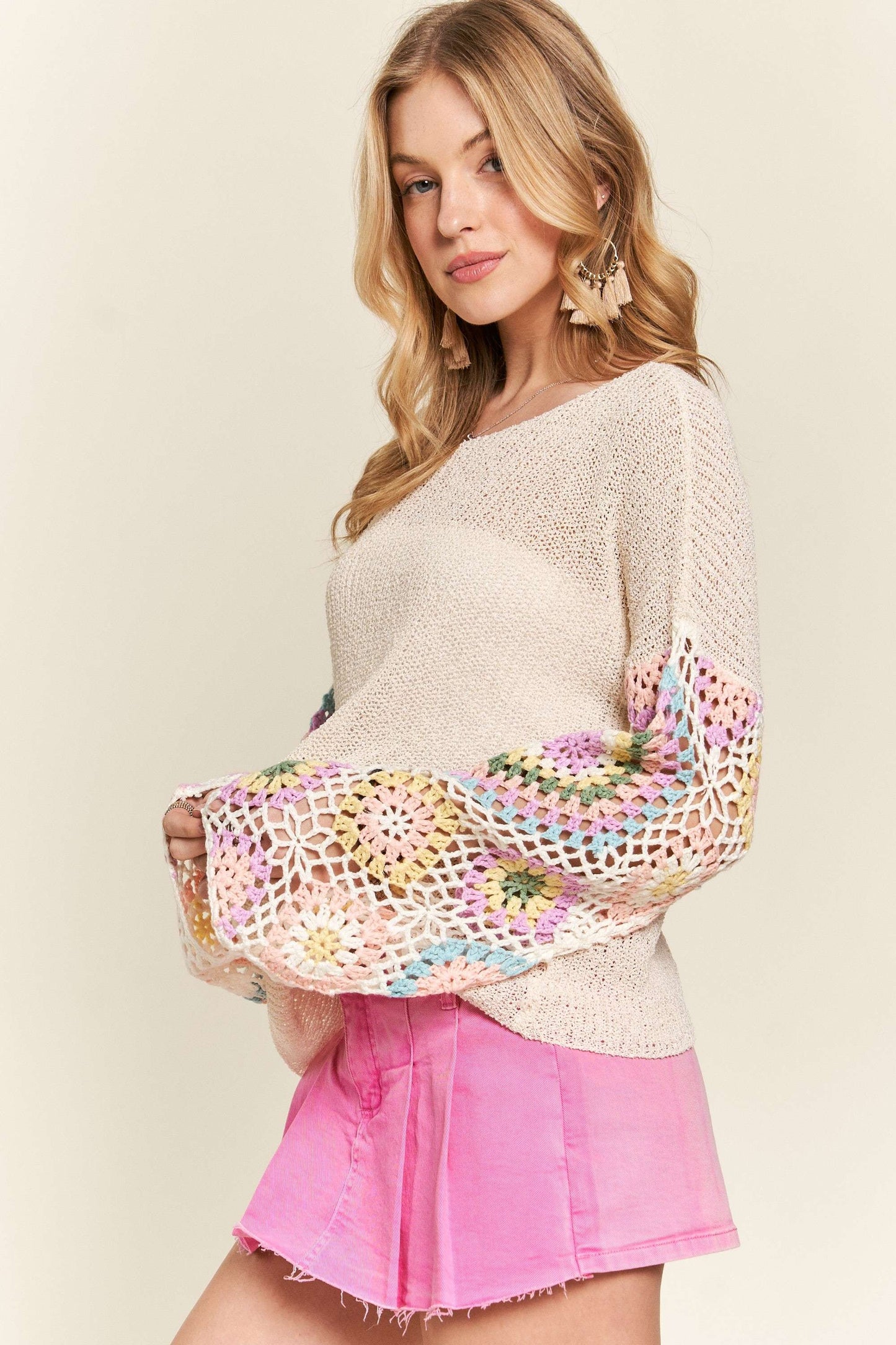 Pastel Dreams Crochet Top