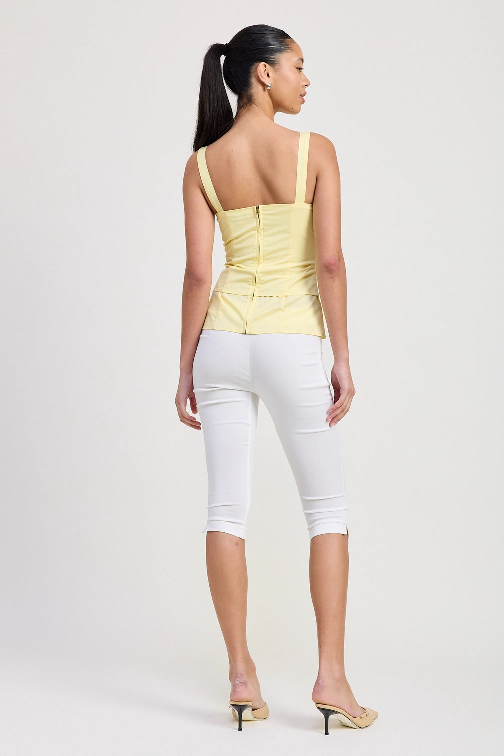 Lemon Light Corset Top