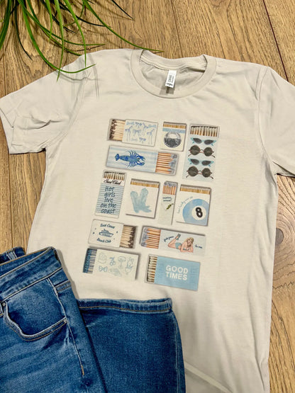 East Coast Match Box Tee