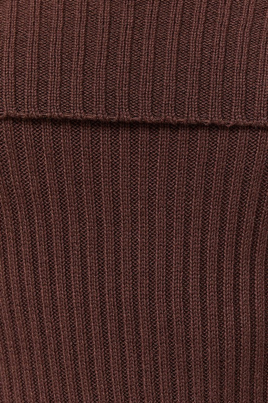 Cocoa Off Shoulder Sweater