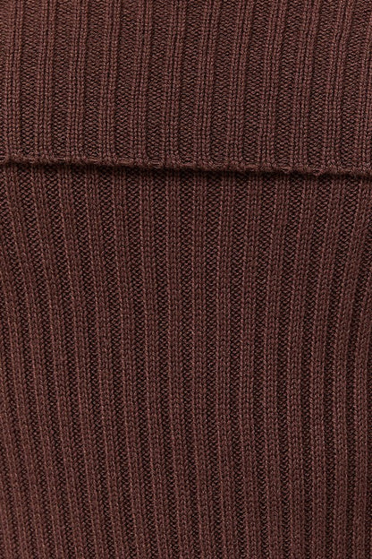 Cocoa Off Shoulder Sweater