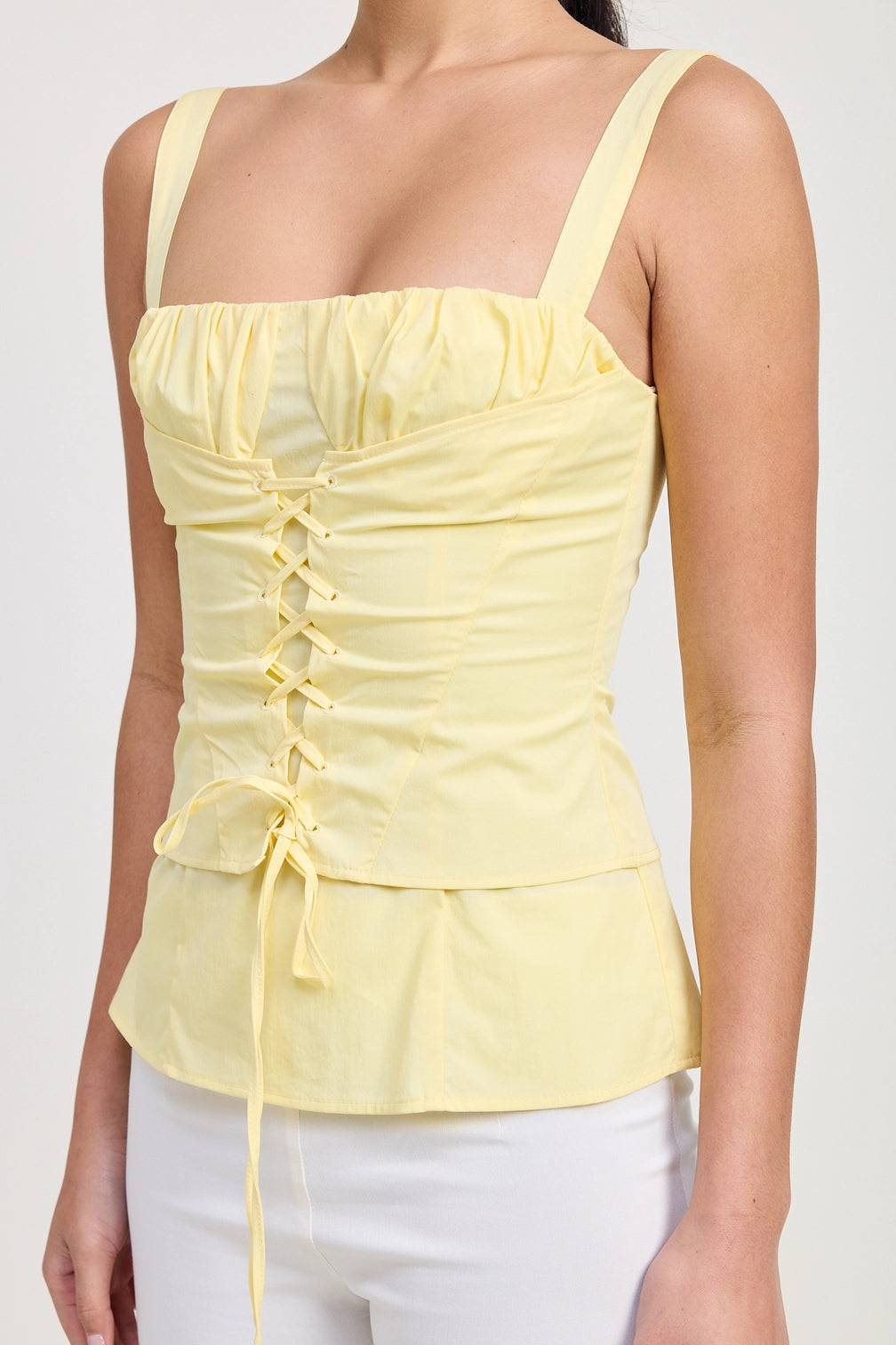 Lemon Light Corset Top