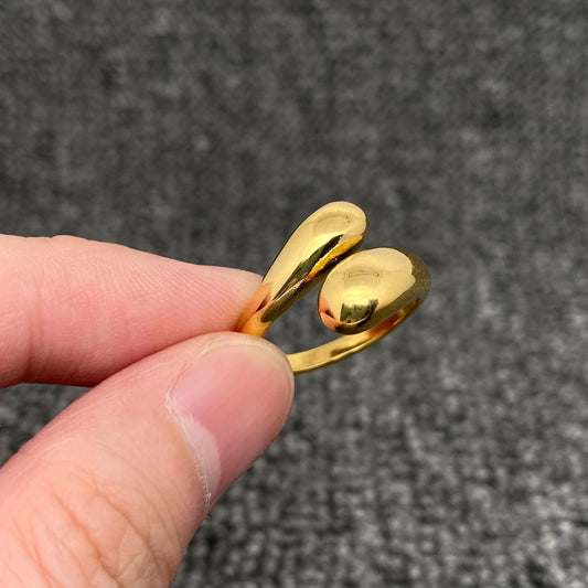 Glossy Geo Ring - Size 7