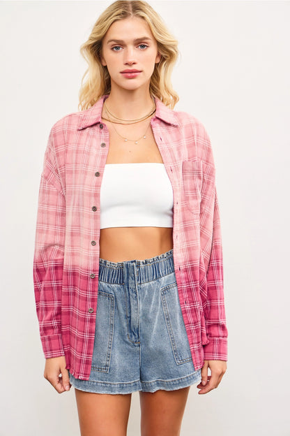 Pink Haze Button Up Shirt