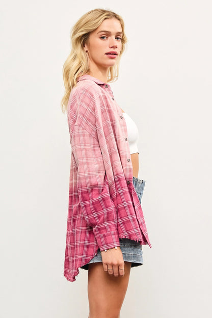 Pink Haze Button Up Shirt