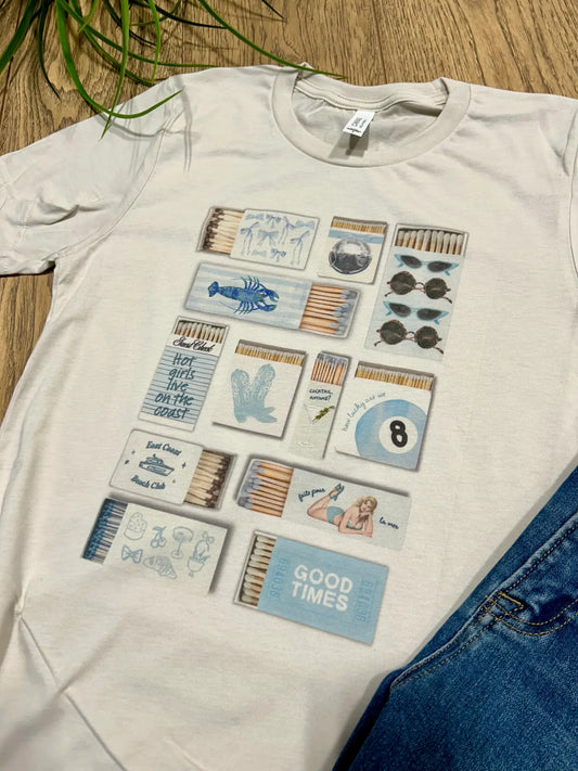 East Coast Match Box Tee