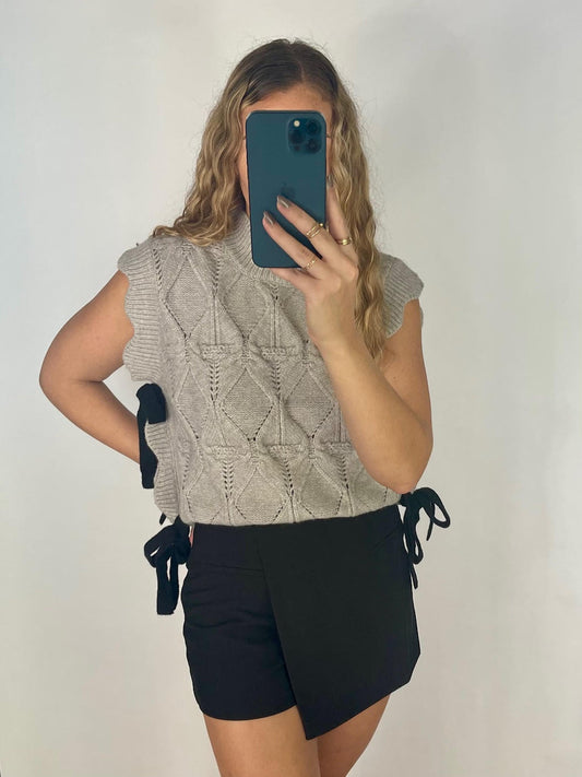 Serena Scalloped Sweater Vest